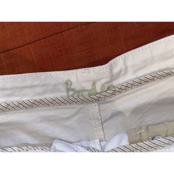 Boden White Denim Pencil Pockets & Button Closure Women's Skirt Size 4 - Picture 6 of 9